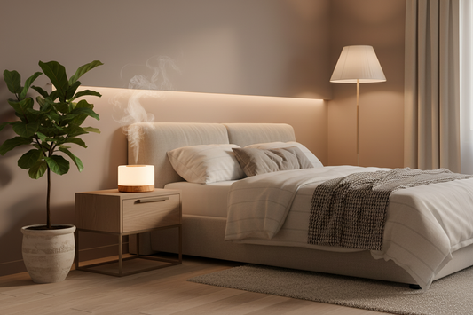 Devanti Aroma Diffuser Aromatherapy Light Wood 500ml