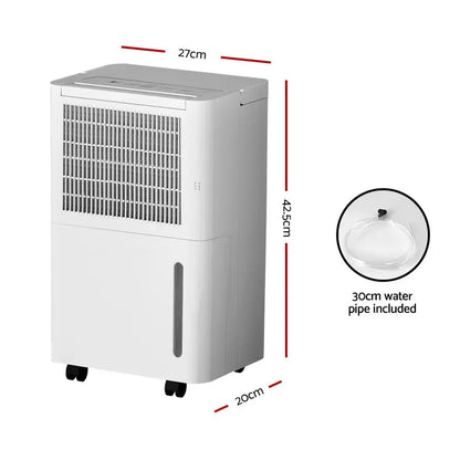 Devanti Dehumidifier 12l Air Purifier White