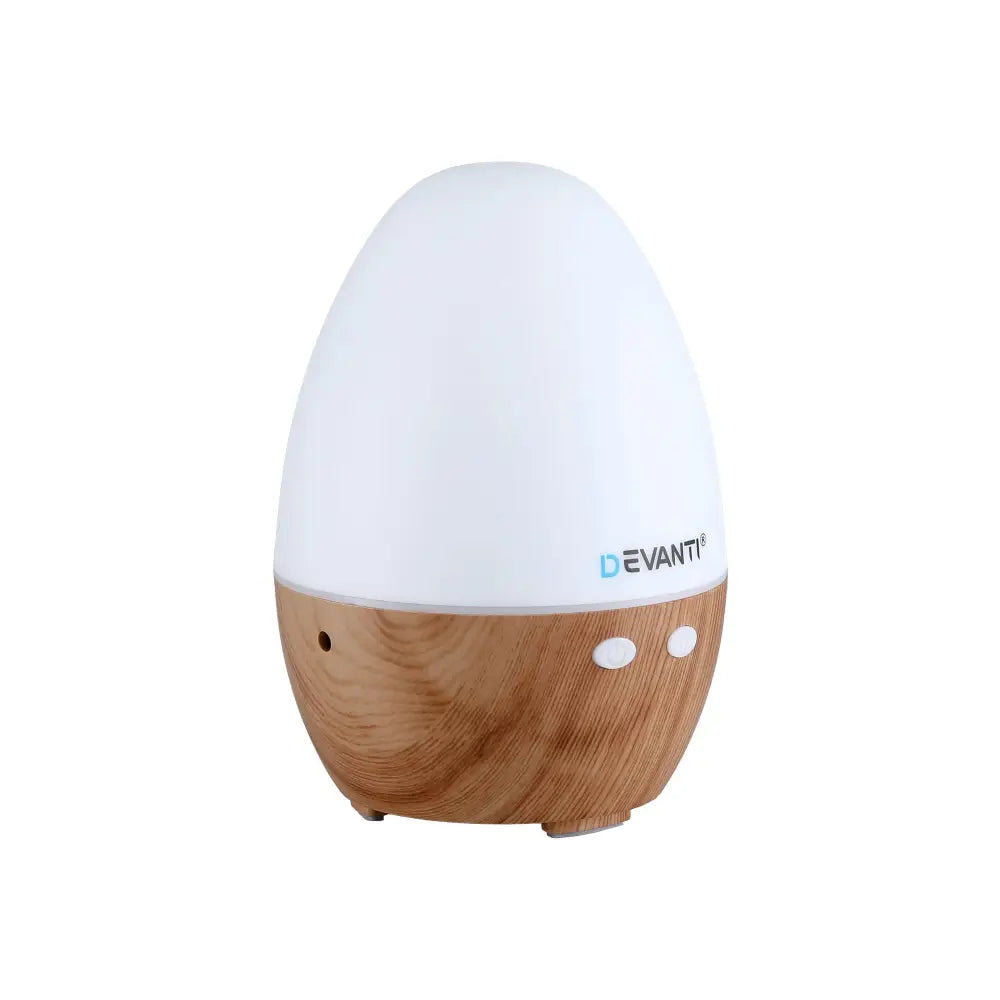 Devanti Ultrasonic Aroma Diffuser Aromatherapy 130ml Led Lights Iron Humidifier Forest