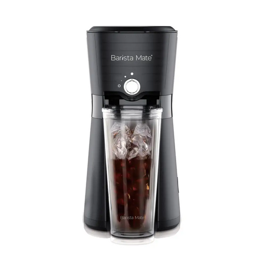 Digital Iced Coffee Maker W/ 10oz Reusable Cup & Straw Included