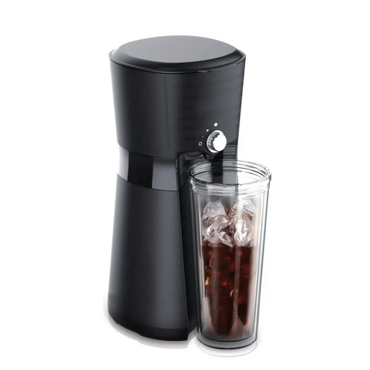 Digital Iced Coffee Maker W/ 10oz Reusable Cup & Straw Included