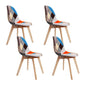 Dining Chairs Set of 4 Fabric Retro Replica Dsw