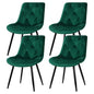 Dining Chairs Set of 4 Velvet Diamond Tufted Green