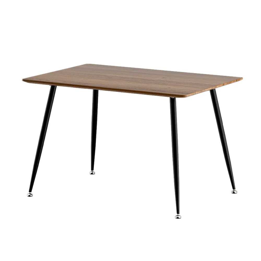 Dining Table 4 Seater Kitchen Cafe Wooden Rectangular 120cm
