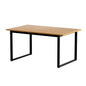 Dining Table 6 Seater Kitchen Cafe Rectangular Wooden 150cm