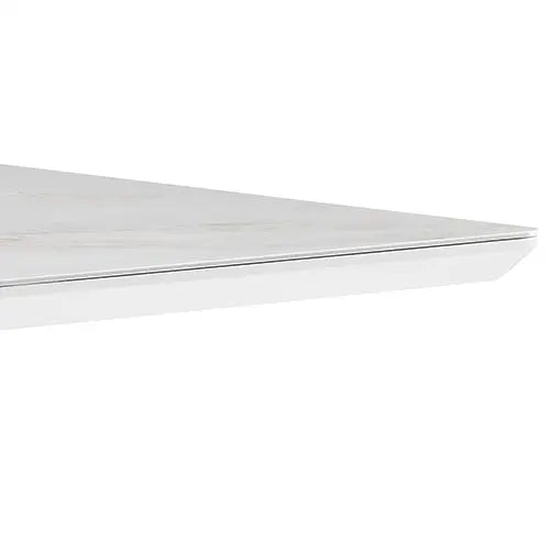 Dining Table Ceramic Top Mdf Stainless Steel Feet