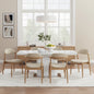 Dining Table Ceramic Top Mdf Stainless Steel Feet