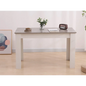 Dining Table Rectangular Wooden 120m-grey&white