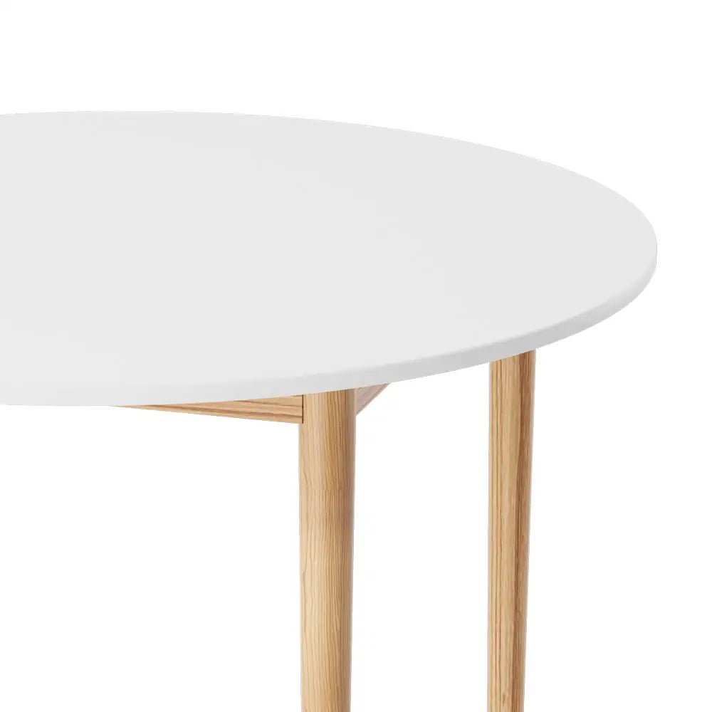 Dining Table Round White 108cm Diameter Demi