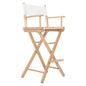Director Movie Folding Tall Chair 76cm Beech Wood Humor