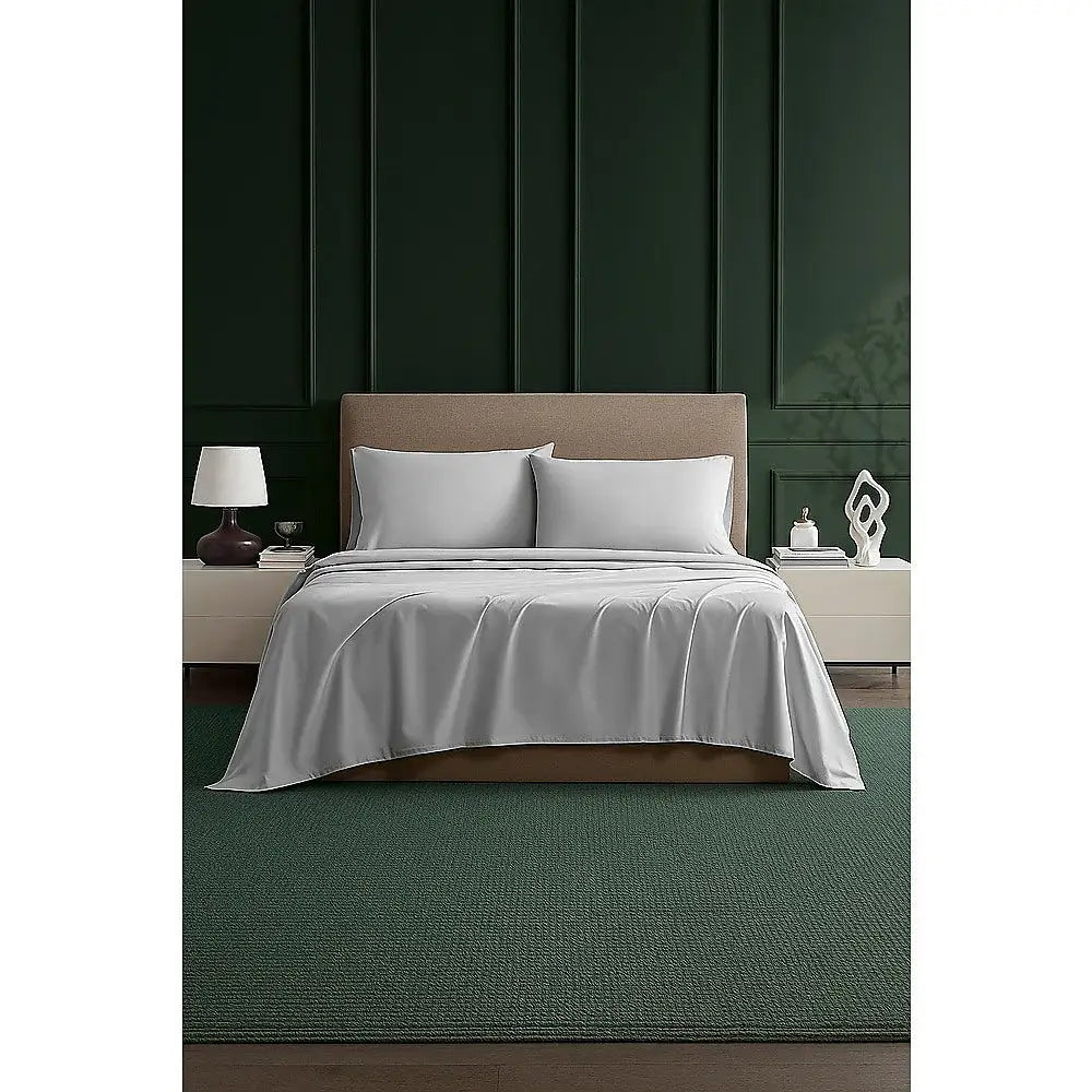 Double Bed Sheet Set – 1800 Series Microfiber Deep Pocket Soft & Breathable White