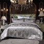 Dreamfields - Silvery Royal Quilt Cover Set - (3pcs Double Size)