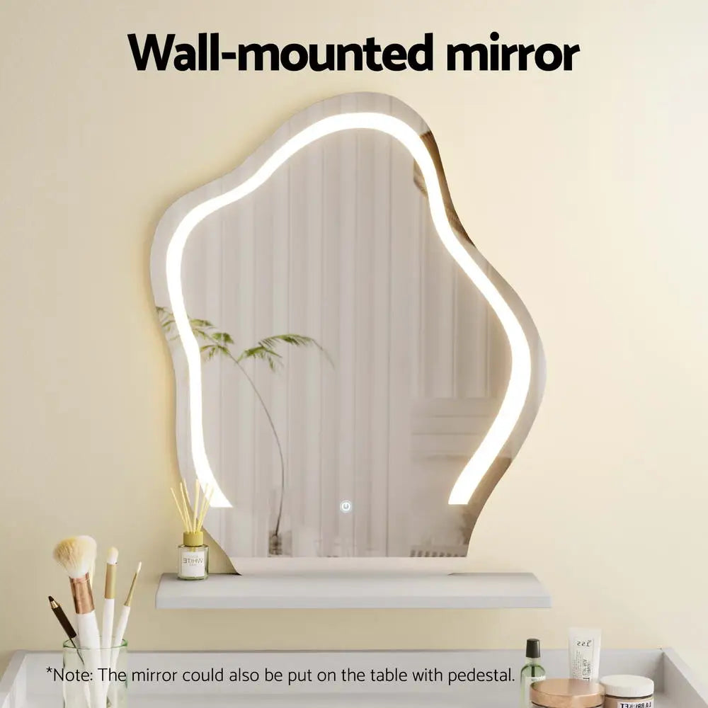 Dressing Table Floating Led White Daphne