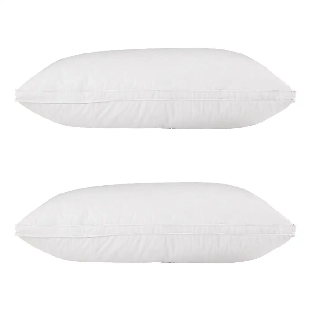 Duck Feather Down Pillow Luxury Twin Pack