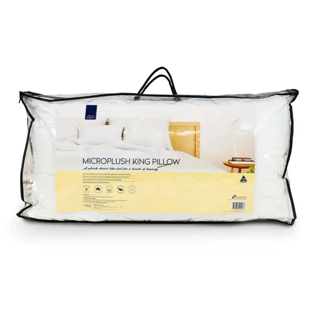 Easyrest Cloud Support Microplush King Pillow 50 x 90 24 Cm