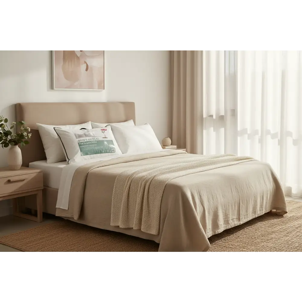 Easyrest Won’t Go Flat Dual Support Standard Pillow 48 x 73 Cm