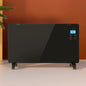 Electric Convection Heater Black 2000w | Black Glass Panel Heater Digital