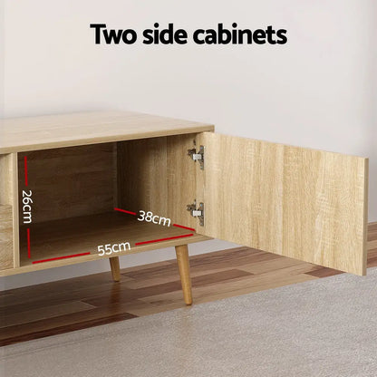 Entertainment Unit Alex Tv Cabinet Storage Drawers 200cm