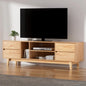 Entertainment Unit Stand Tv Cabinet Storage Drawer Shelf 180cm Wooden