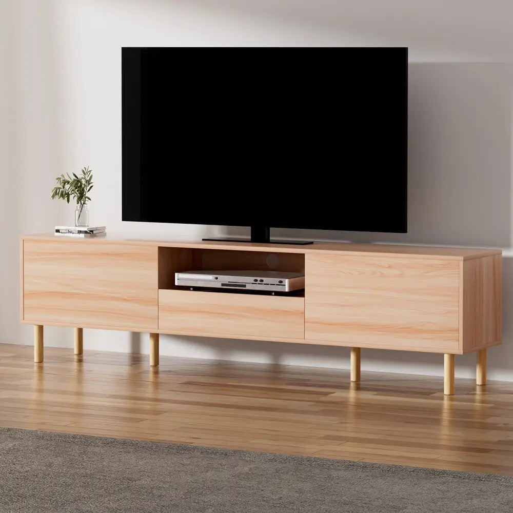 Entertainment Unit Stand Tv Cabinet Storage Drawers Display Shelf 180cm
