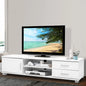 Entertainment Unit Tv Cabinet 120cm White Dylan
