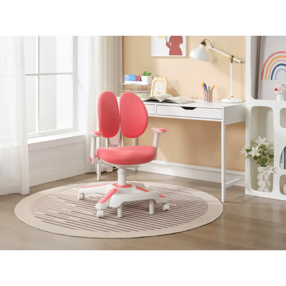 Ergonomic Children Kids Study Chair Set Height Adjustable - Pink