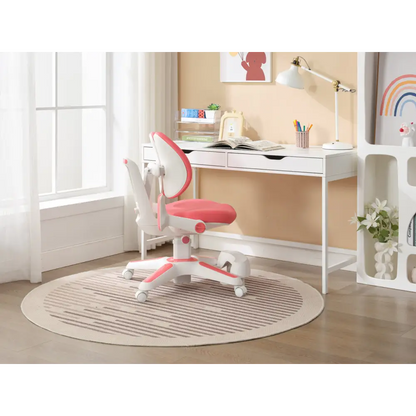 Ergonomic Children Kids Study Chair Set Height Adjustable - Pink