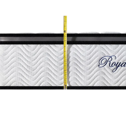 Ergopedic Mattress 5 Zone Latex Pocket Spring in a Box 30cm - King - White Grey Black