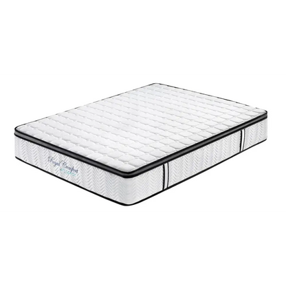 Ergopedic Mattress 5 Zone Latex Pocket Spring in a Box 30cm - Single - White Grey Black