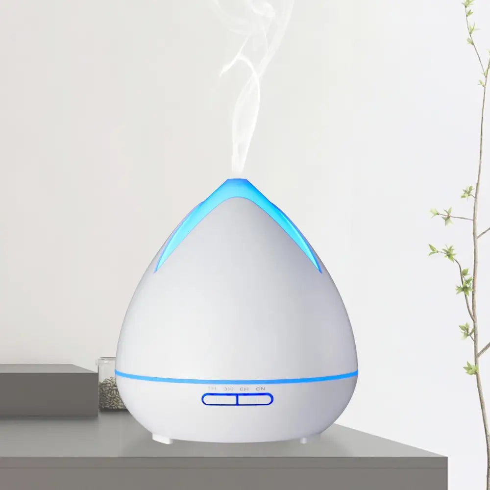 Essential Oils Ultrasonic Aromatherapy Diffuser Air Humidifier Purify 400ml - White