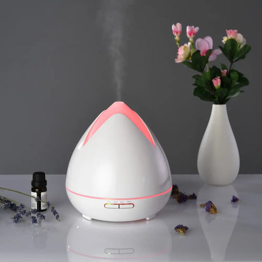 Essential Oils Ultrasonic Aromatherapy Diffuser Air Humidifier Purify 400ml - White