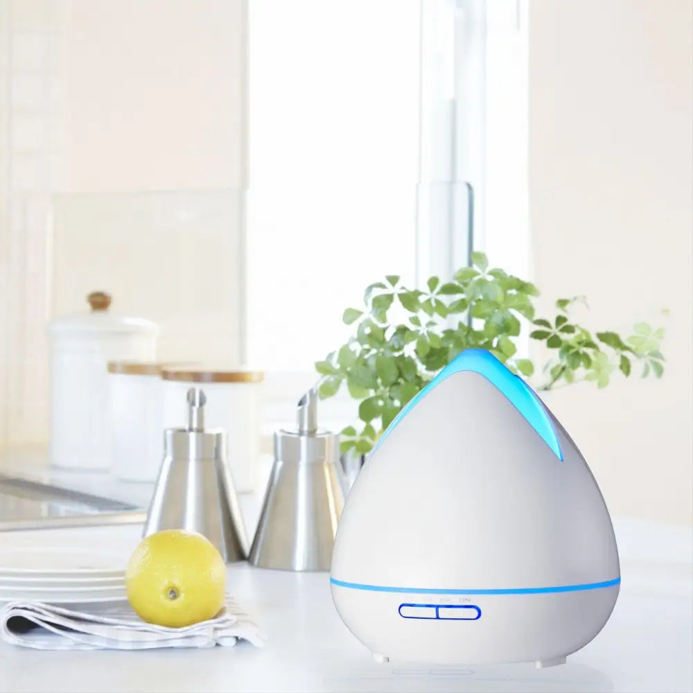 Essential Oils Ultrasonic Aromatherapy Diffuser Air Humidifier Purify 400ml - White