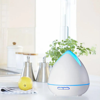 Essential Oils Ultrasonic Aromatherapy Diffuser Air Humidifier Purify 400ml - White