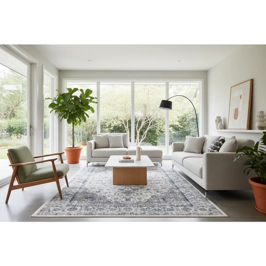 Evoke 251 White by Rug Culture -330x240cm - Rectangle