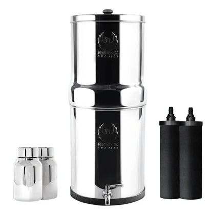 Premium Stainless Steel Gravity Water Filter With Tap