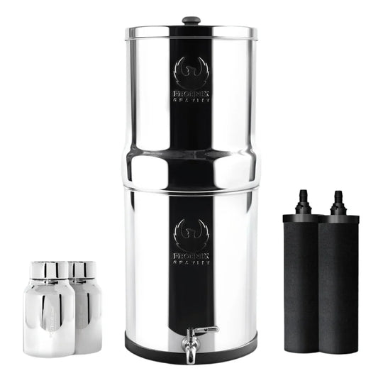 Premium Stainless Steel Gravity Water Filter With Tap