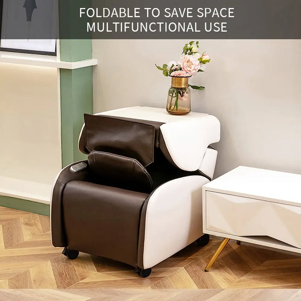 Foldable Electric Massage Chair Zero Gravity Chairs Recliner Full Body Bluetooth Speaker Usb Charge Back Neck