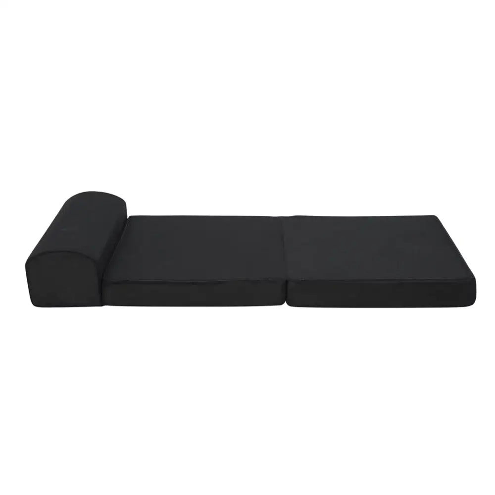 Foldable Mattress Folding Foam Bed Mat Black
