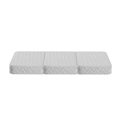 Foldable Mattress Folding Foam Cot Bed White