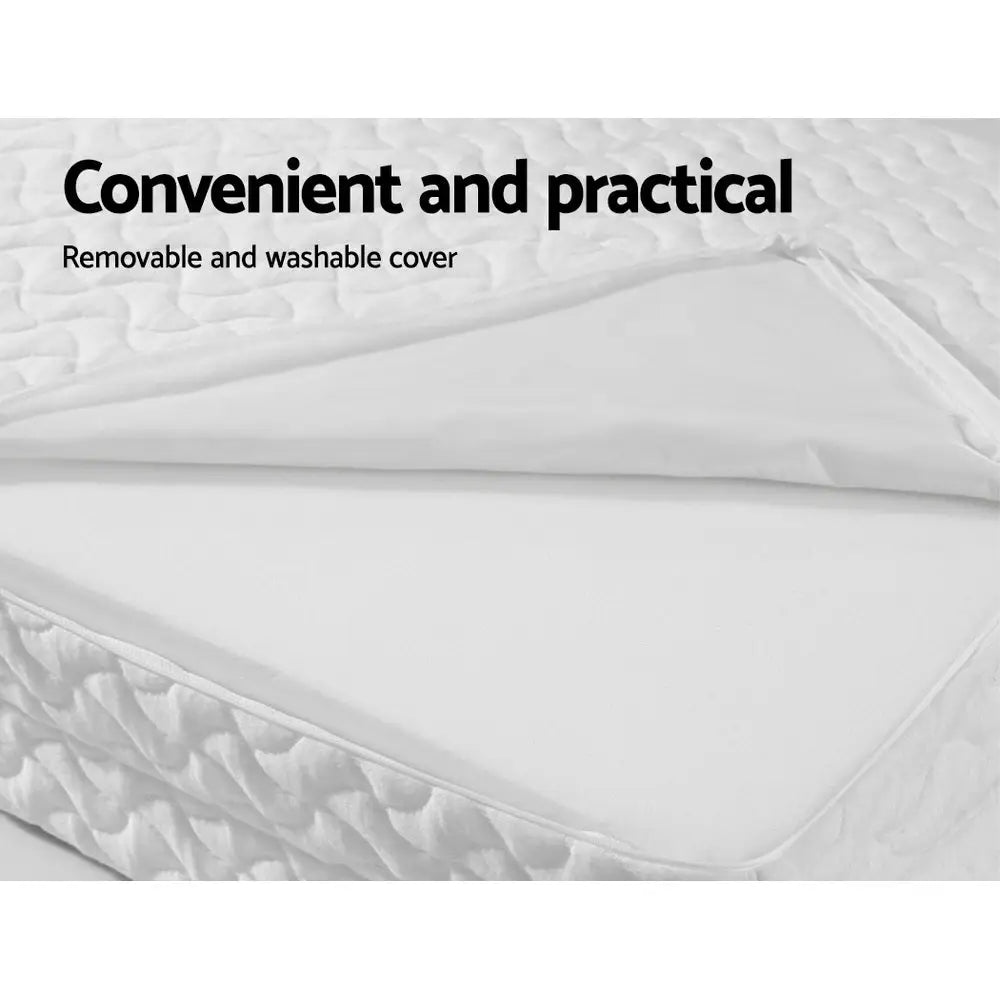 Foldable Mattress Folding Foam Cot Bed White