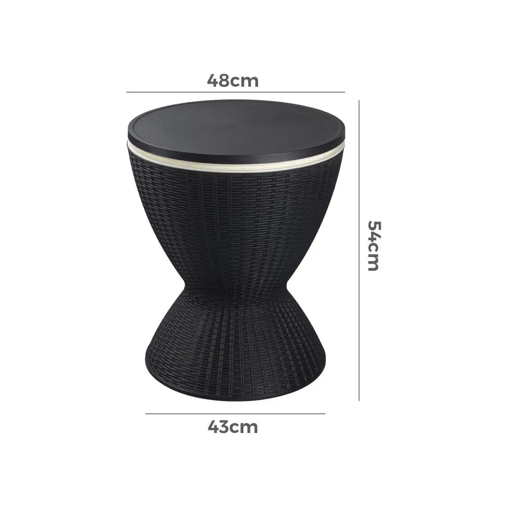 Garden Ice Cooler Table (black)