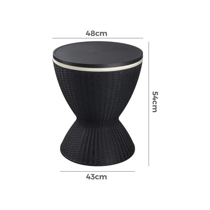Garden Ice Cooler Table (black)