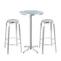 Gardeon 3-piece Outdoor Bar Set Bistro Table Stools Adjustable Round Cafe