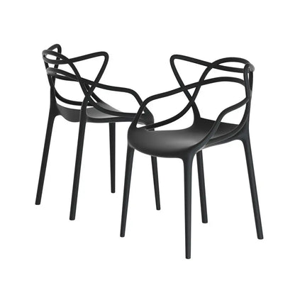 Gardeon 4pc Outdoor Dining Chairs Pp Portable Stackable Chair Patio Furniture