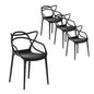Gardeon 4pc Outdoor Dining Chairs Pp Portable Stackable Chair Patio Furniture