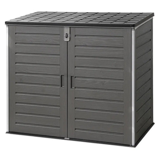 Gardeon Outdoor Storage Box 1170l Container Lockable Cabinet Tool Organizer Shed Grey
