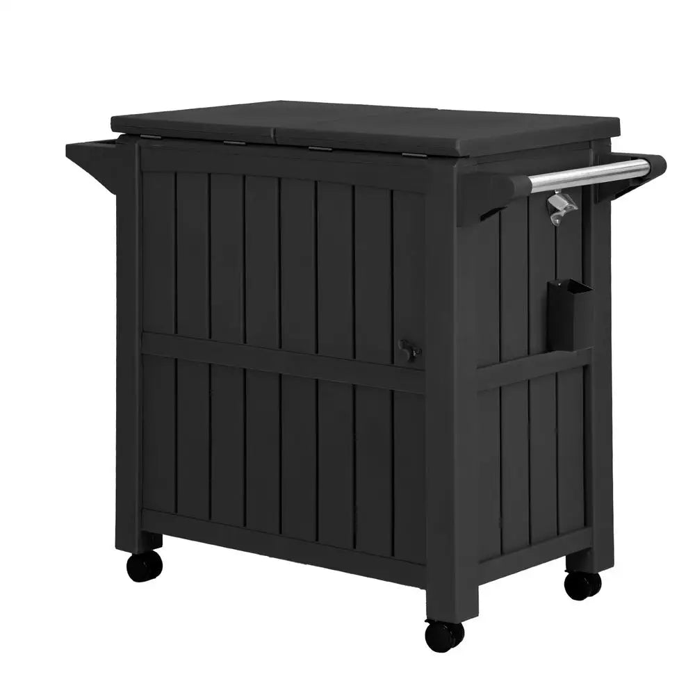 Gardeon Outdoor Storage Cabinet Box 80l Ice Bucket Cooler Rolling Serving Cart Kitchen Trolley