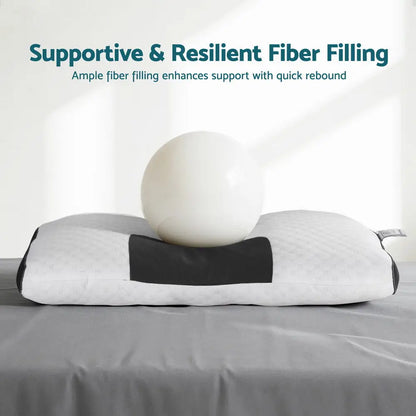 Giselle Bedding Contour Pillow Ergonomic Neck 48x73cm