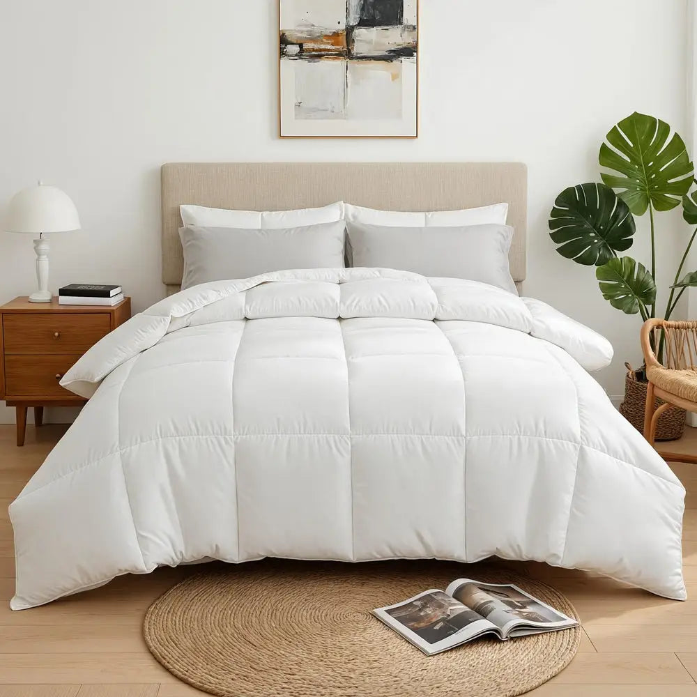 Giselle Bedding Double Size 400gsm Microfiber Quilt All Season Duvet Quilts Comforter Winter Summer
