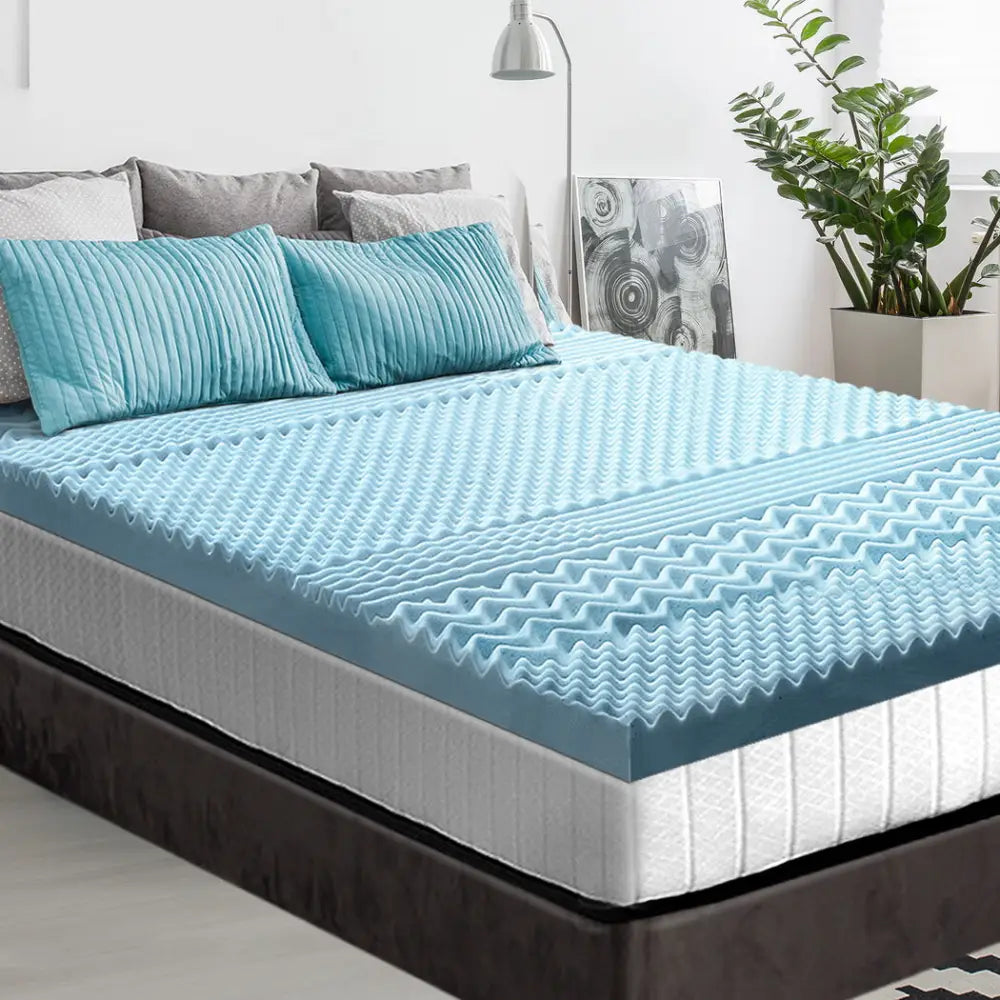 Giselle Memory Foam Mattress Topper 7-zone 8cm King Single